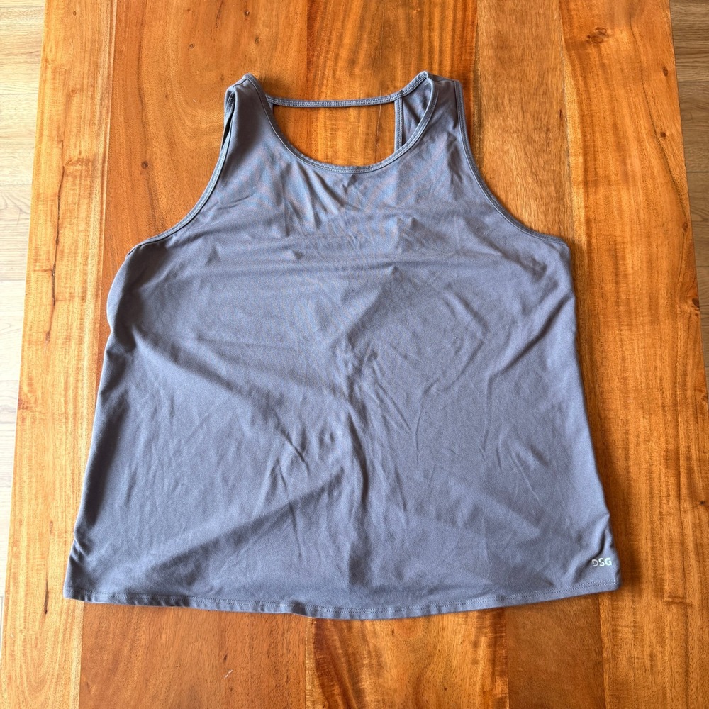 DSG Women's Charcoal Gray Tank Top Size XL